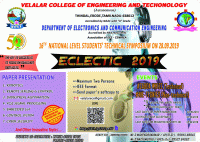 ECLECTIC 2K19 ECE Symposium Poster